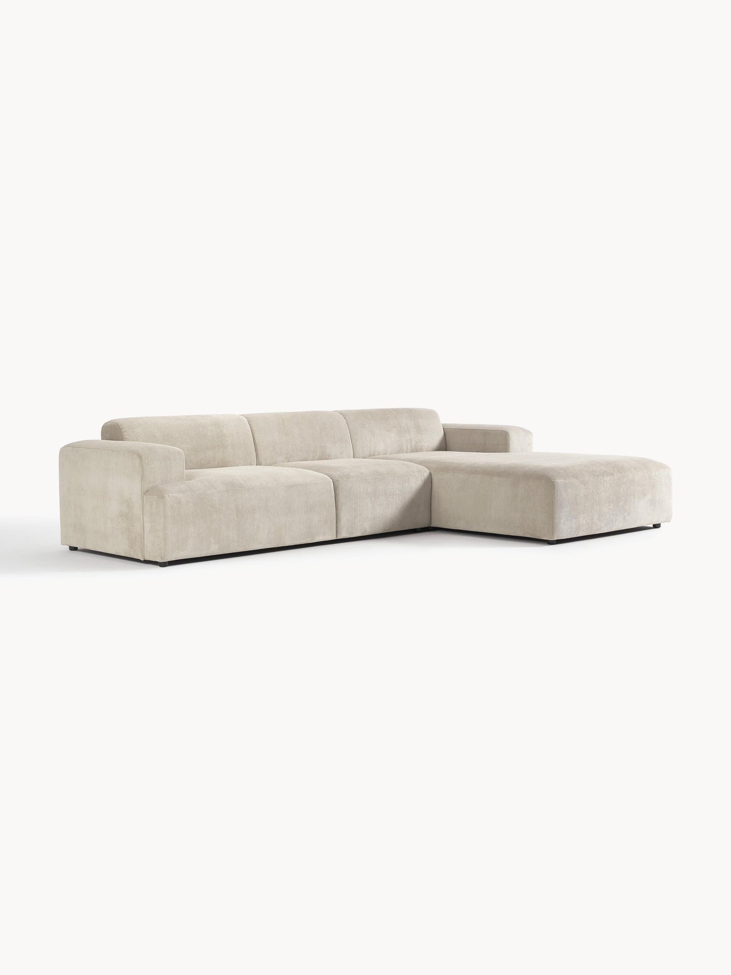 Melvie Corner Sofa in Corduroy (4-Seater)