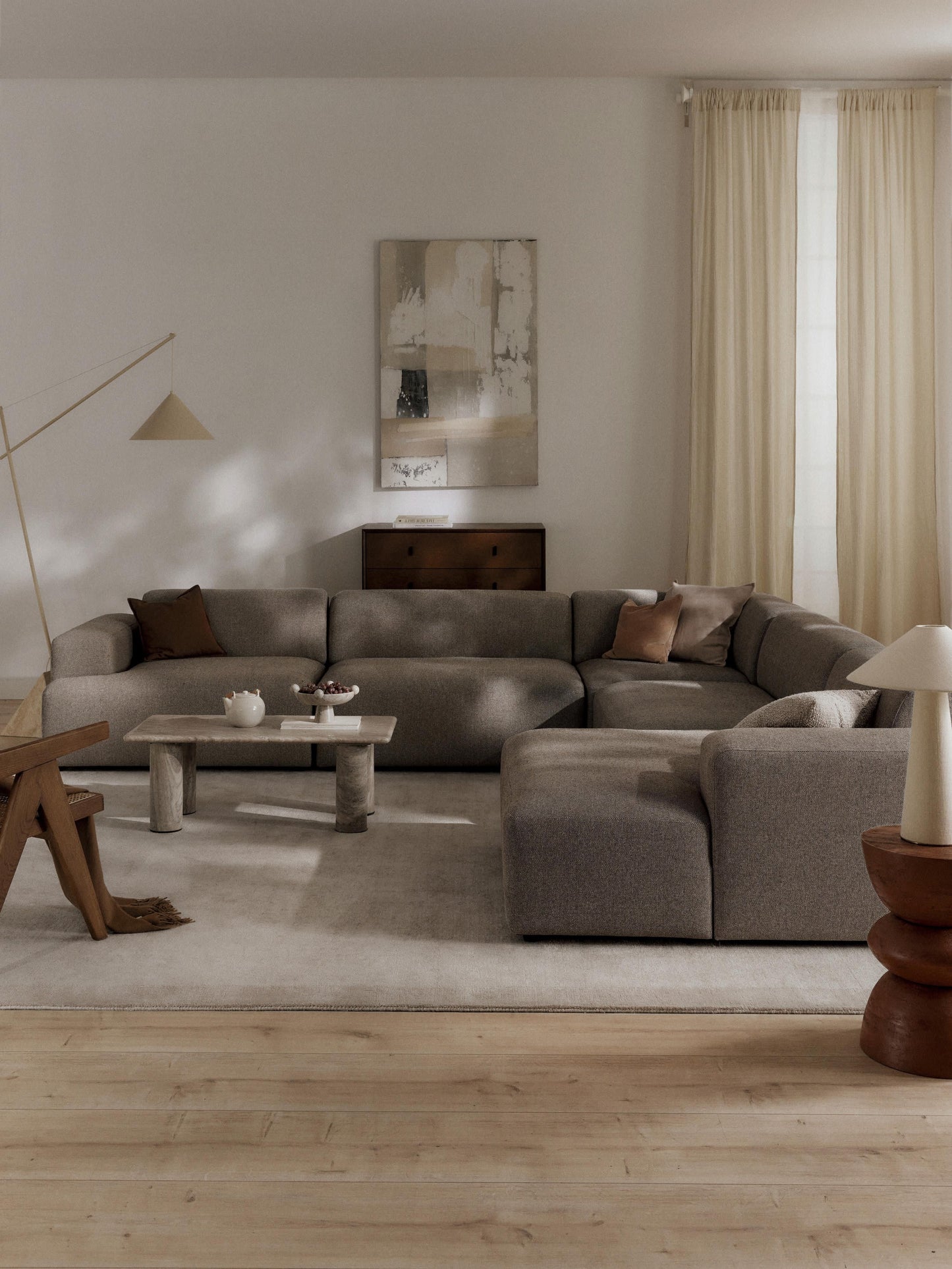 Melvie Corner Sofa, XL