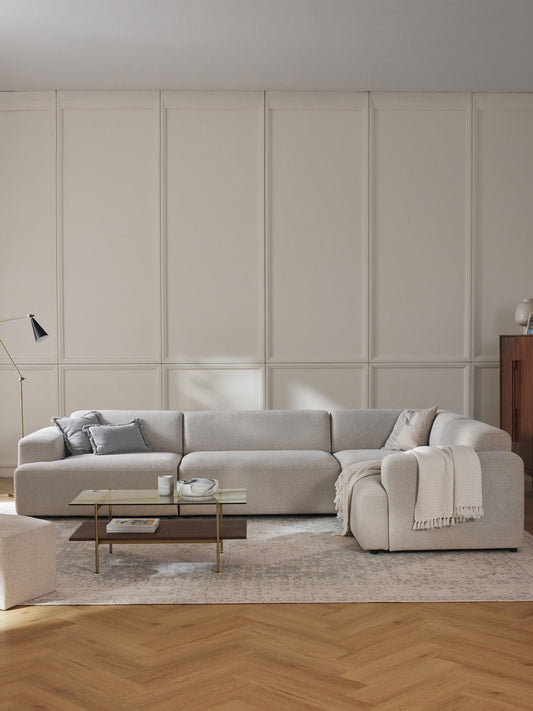 Melvie Large Corner Sofa, 4-Seater