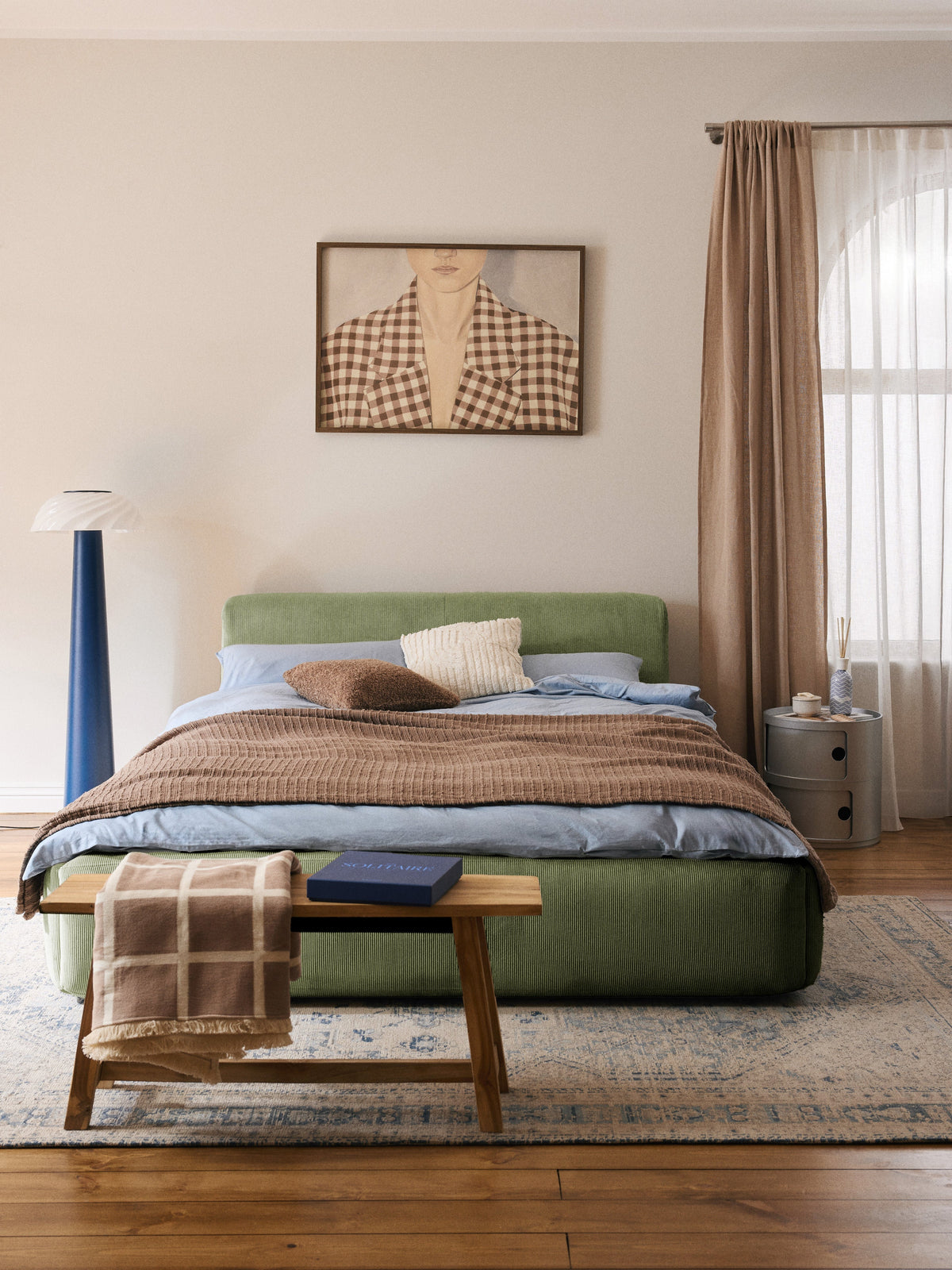 Melvie Upholstered Bed Frame