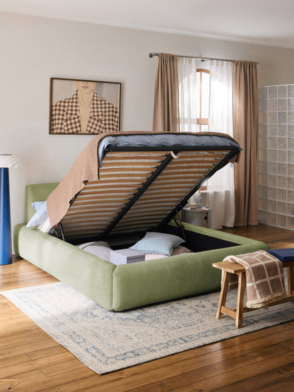Melvie Upholstered Storage Bed