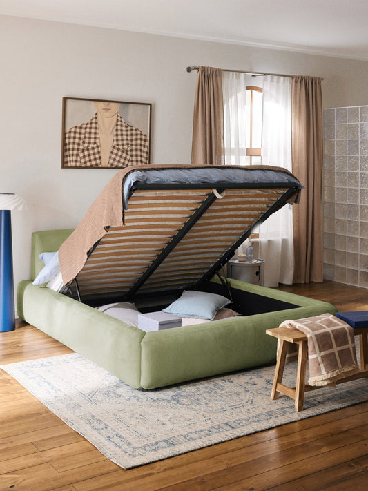 Melvie Upholstered Storage Bed