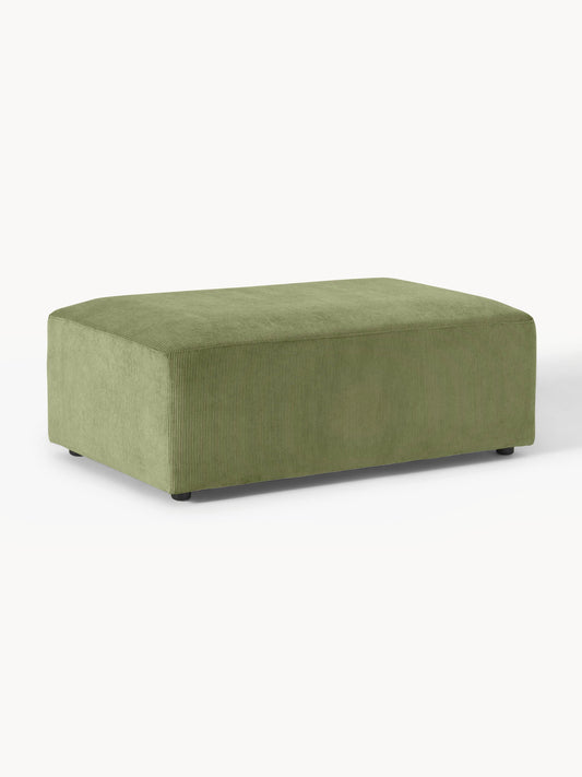 Melvie XL Corduroy Ottoman, W 116 x D 72 cm
