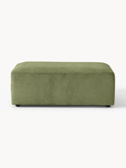 Melvie XL Corduroy Ottoman, W 116 x D 72 cm