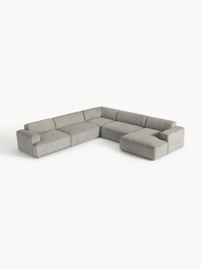 Melvie XL Corner Sofa in Corduroy