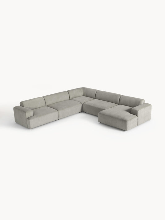 Melvie XL Corner Sofa in Corduroy