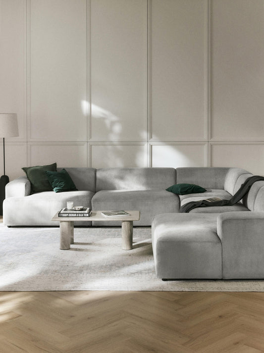 Melvie XL Corner Sofa in Corduroy