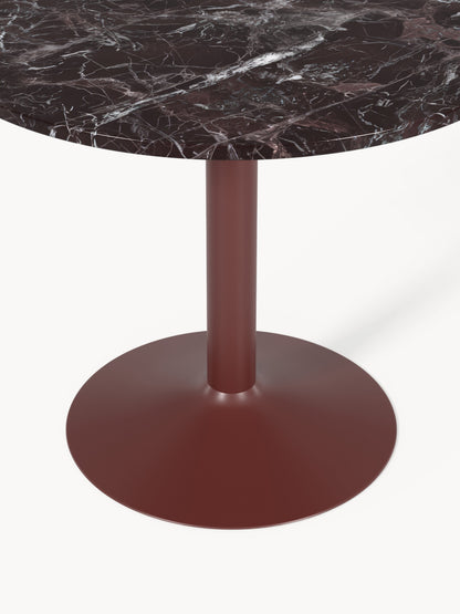 Mileva Round Marble Dining Table, Ø 90 cm