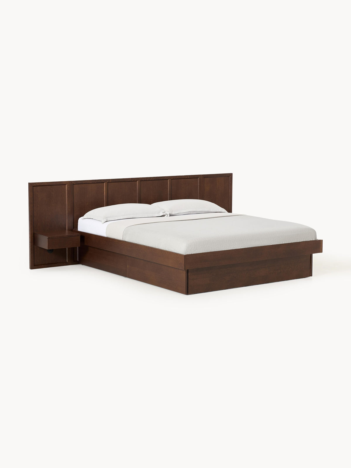 Nanton Wooden Bed with Bedside Tables and Headboard