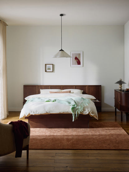 Nanton Wooden Bed with Bedside Tables and Headboard