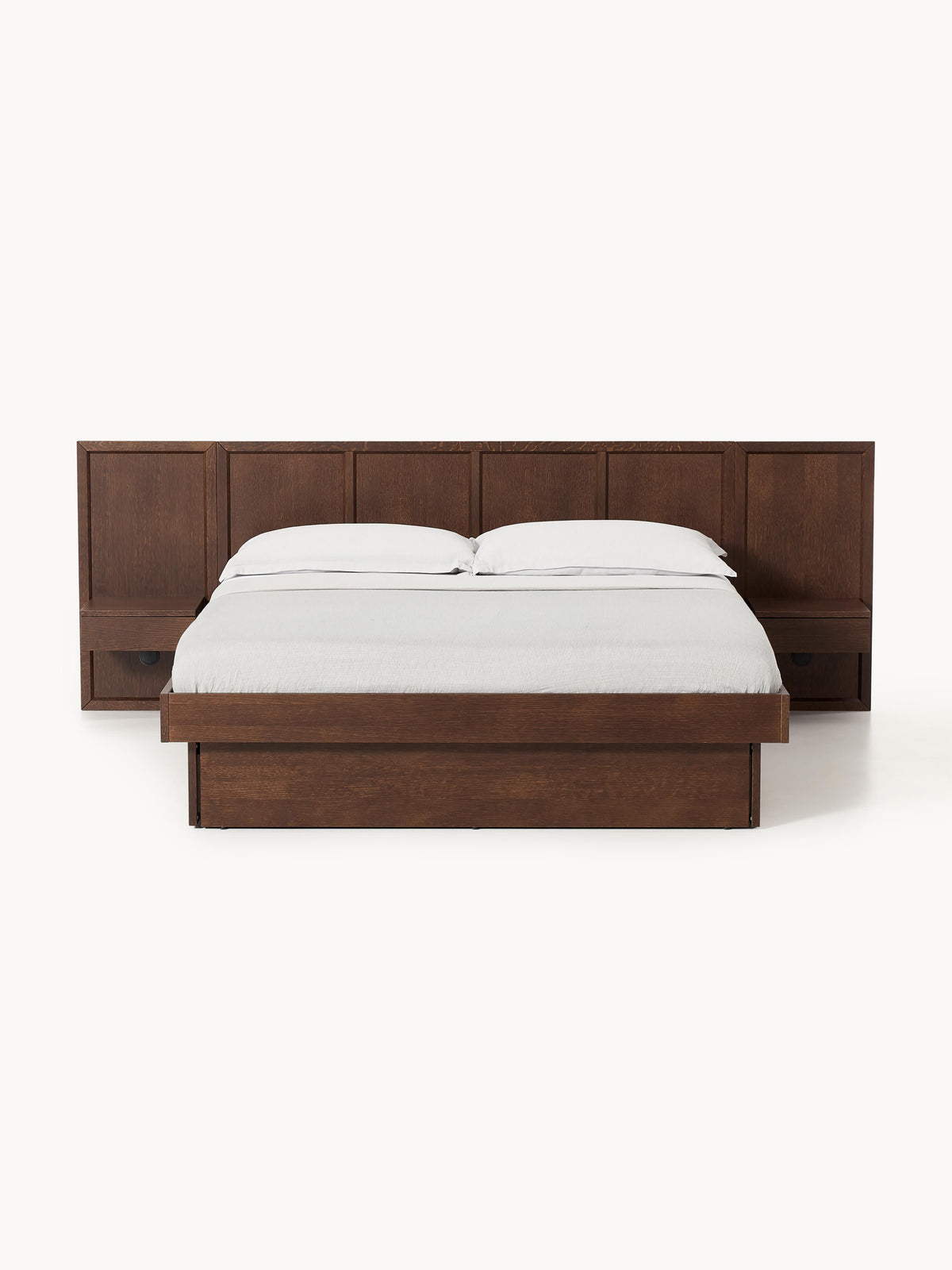 Nanton Wooden Bed with Bedside Tables and Headboard