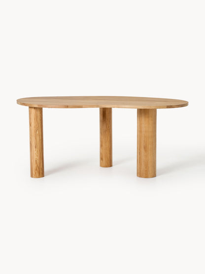 Naruno Dining Table in Oak with Organic Shape, in Various Sizes