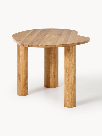 Naruno Dining Table in Oak with Organic Shape, in Various Sizes