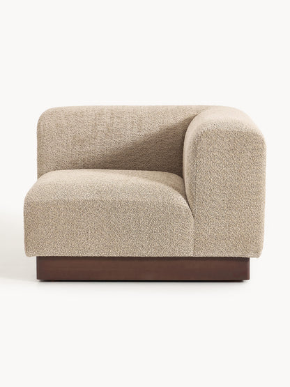 Natelle Corner Module in Teddy Bouclé