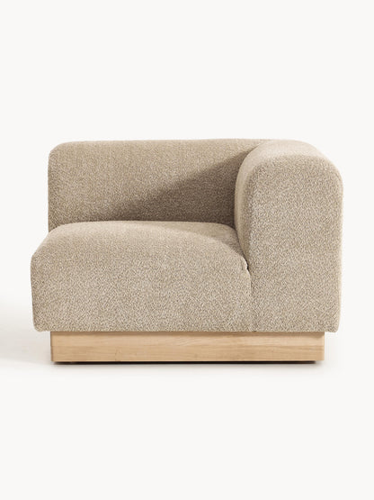 Natelle Corner Module in Teddy Bouclé