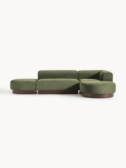 Natelle Modular Corner Sofa in Teddy Bouclé