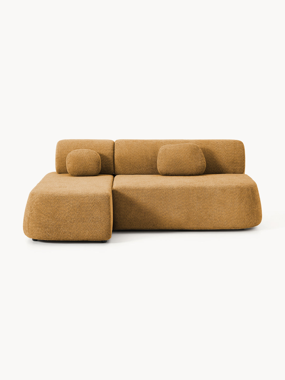 Paolo Teddy Bouclé Storage Sofa Bed