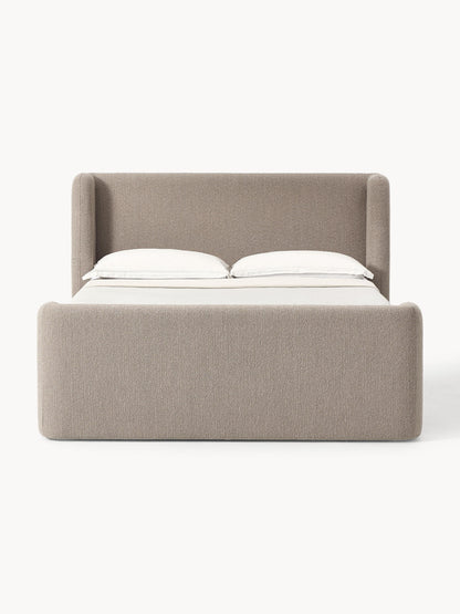 Perlin Bouclé Box Spring Bed