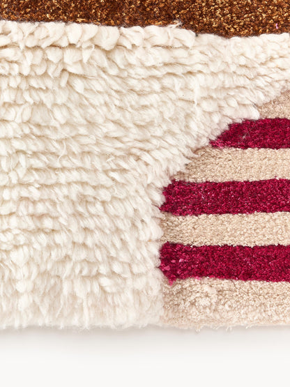 Roscar Hand-Tufted Wool Rug with High-Low Texture