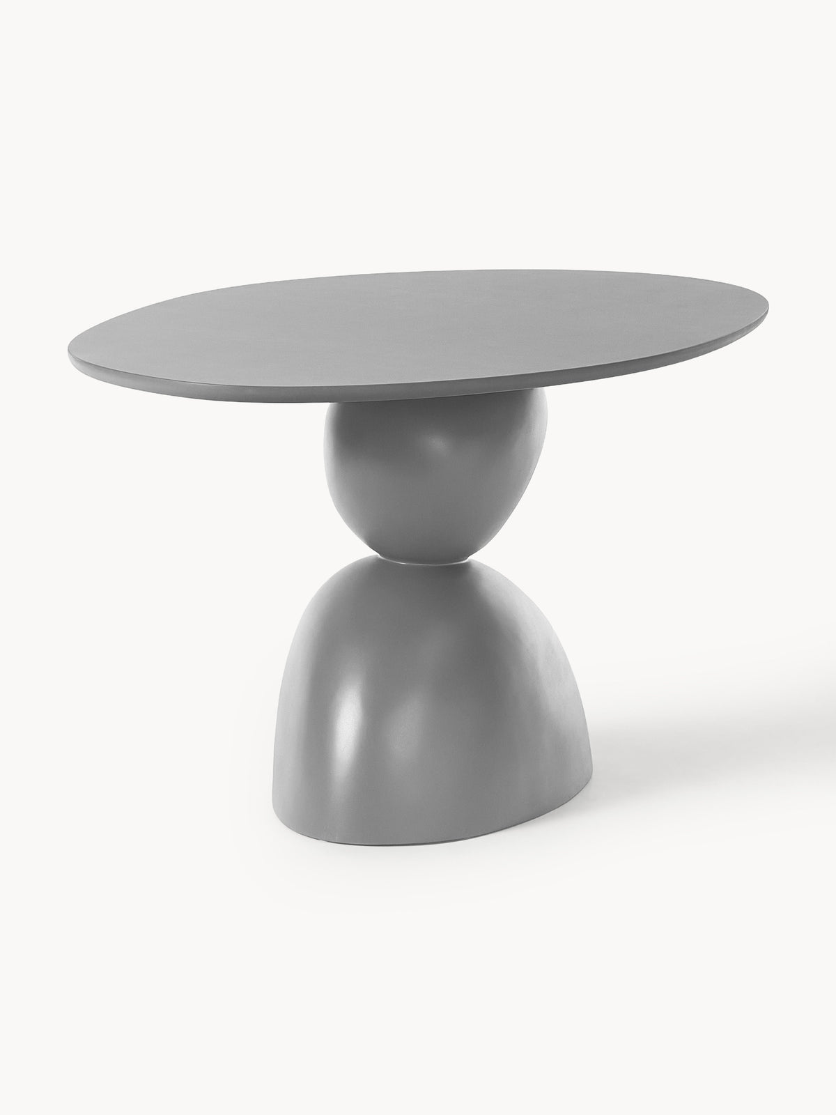 Sahrein Oval Dining Table with Organic Design, 180 x 90 cm