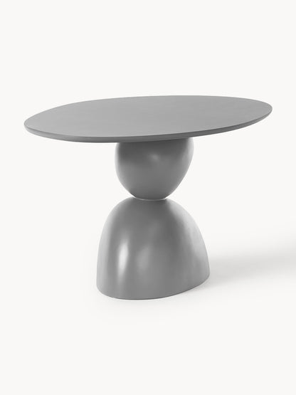 Sahrein Oval Dining Table with Organic Design, 180 x 90 cm