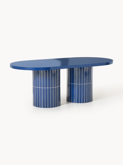 Sayen Oval Garden Dining Table, 200 x 100 cm