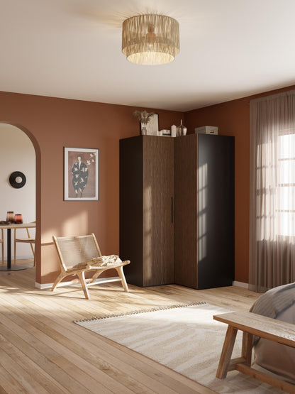 Simoni Modular Corner Wardrobe, 115 cm Wide