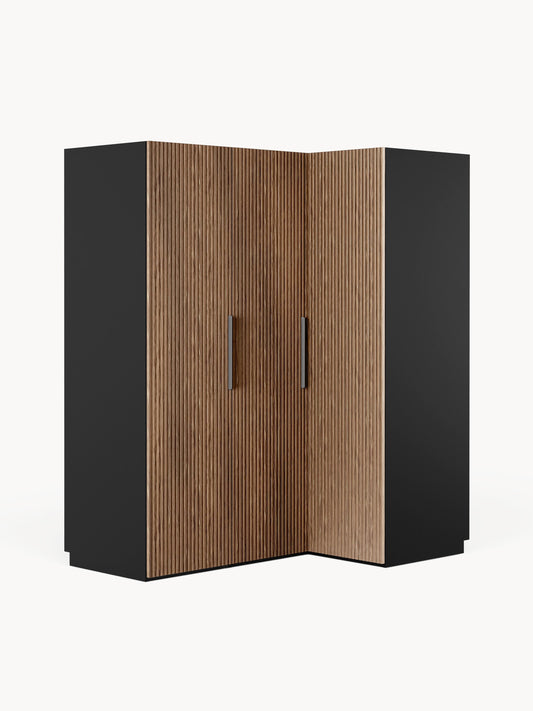 Simoni Modular Corner Wardrobe, 165 cm Wide, in Various Sizes