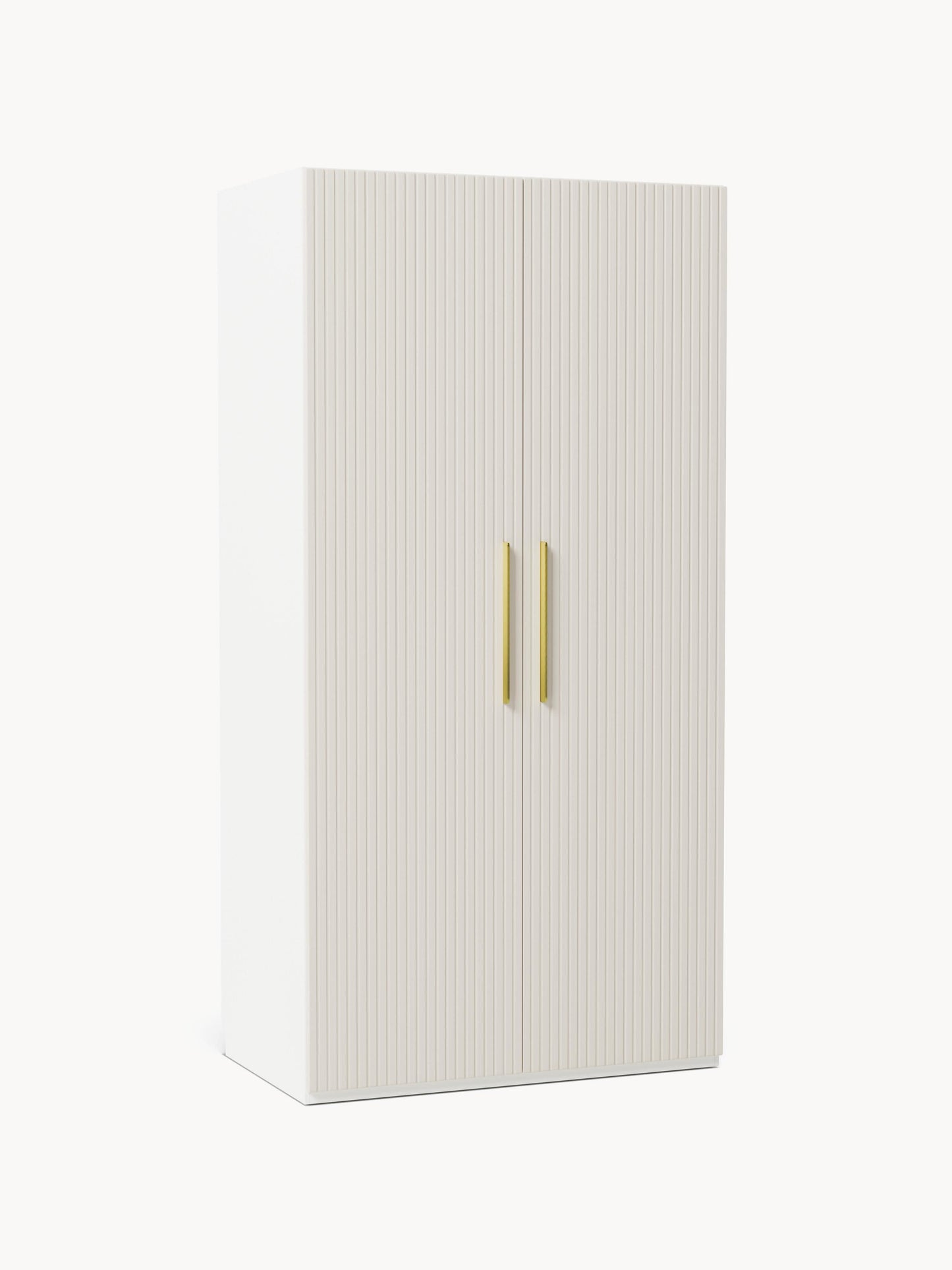 Simoni Modular Hinged-Door Wardrobe, 100 cm Wide, in Various Sizes