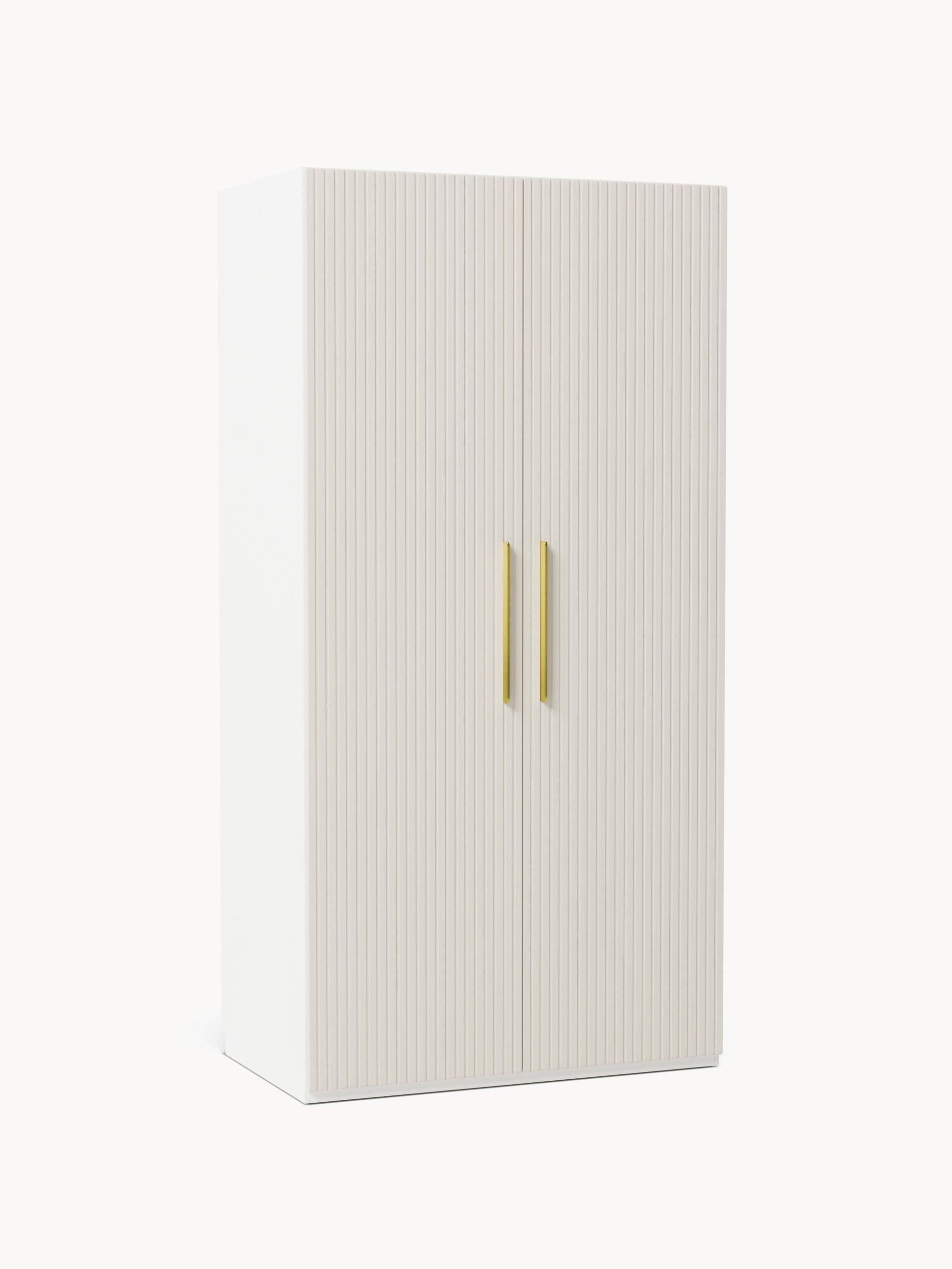 Simoni Modular Hinged-Door Wardrobe, 100 cm Wide, in Various Sizes