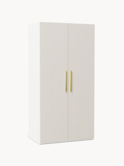 Simoni Modular Hinged-Door Wardrobe, 100 cm Wide, in Various Sizes
