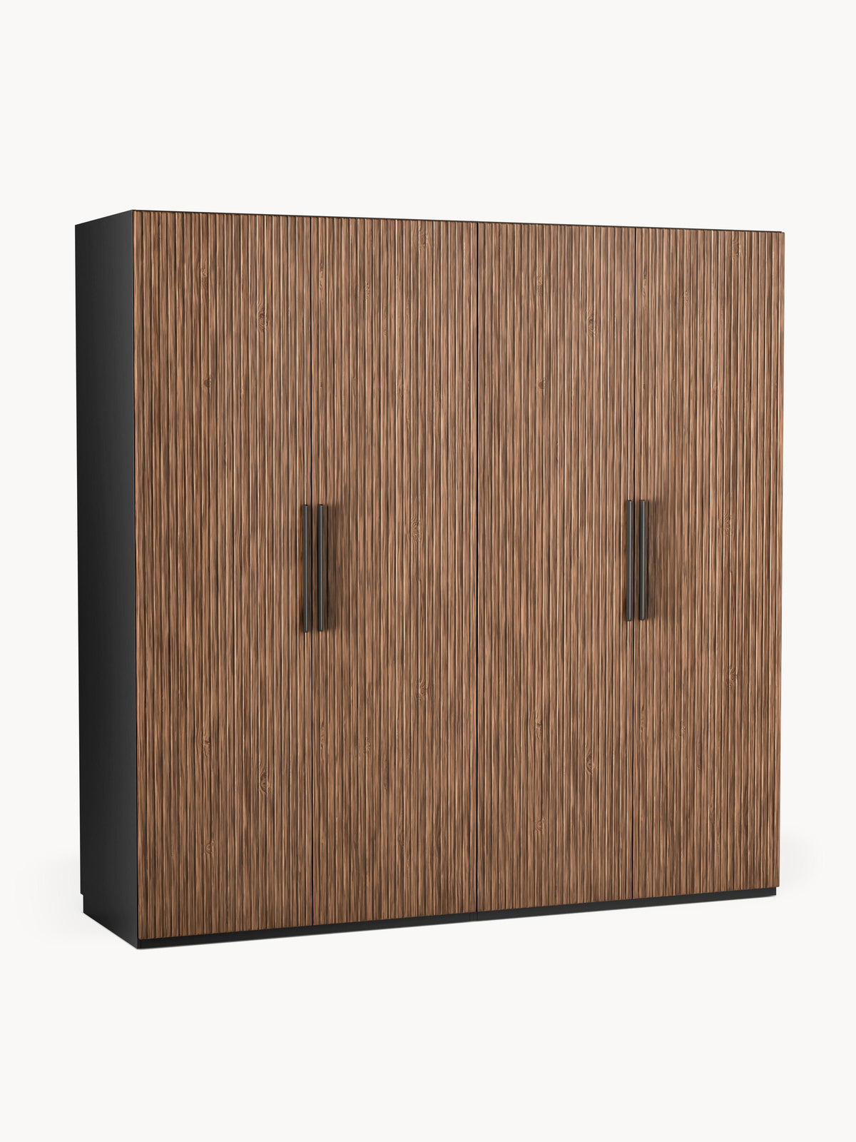 Simoni Modular Hinged-Door Wardrobe, 200 cm Wide, in Various Sizes
