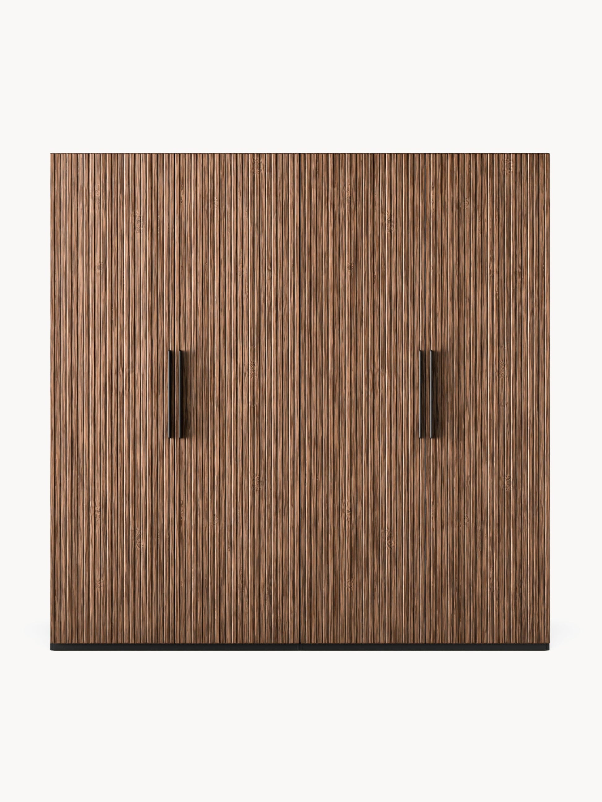 Simoni Modular Hinged-Door Wardrobe, 200 cm Wide, in Various Sizes