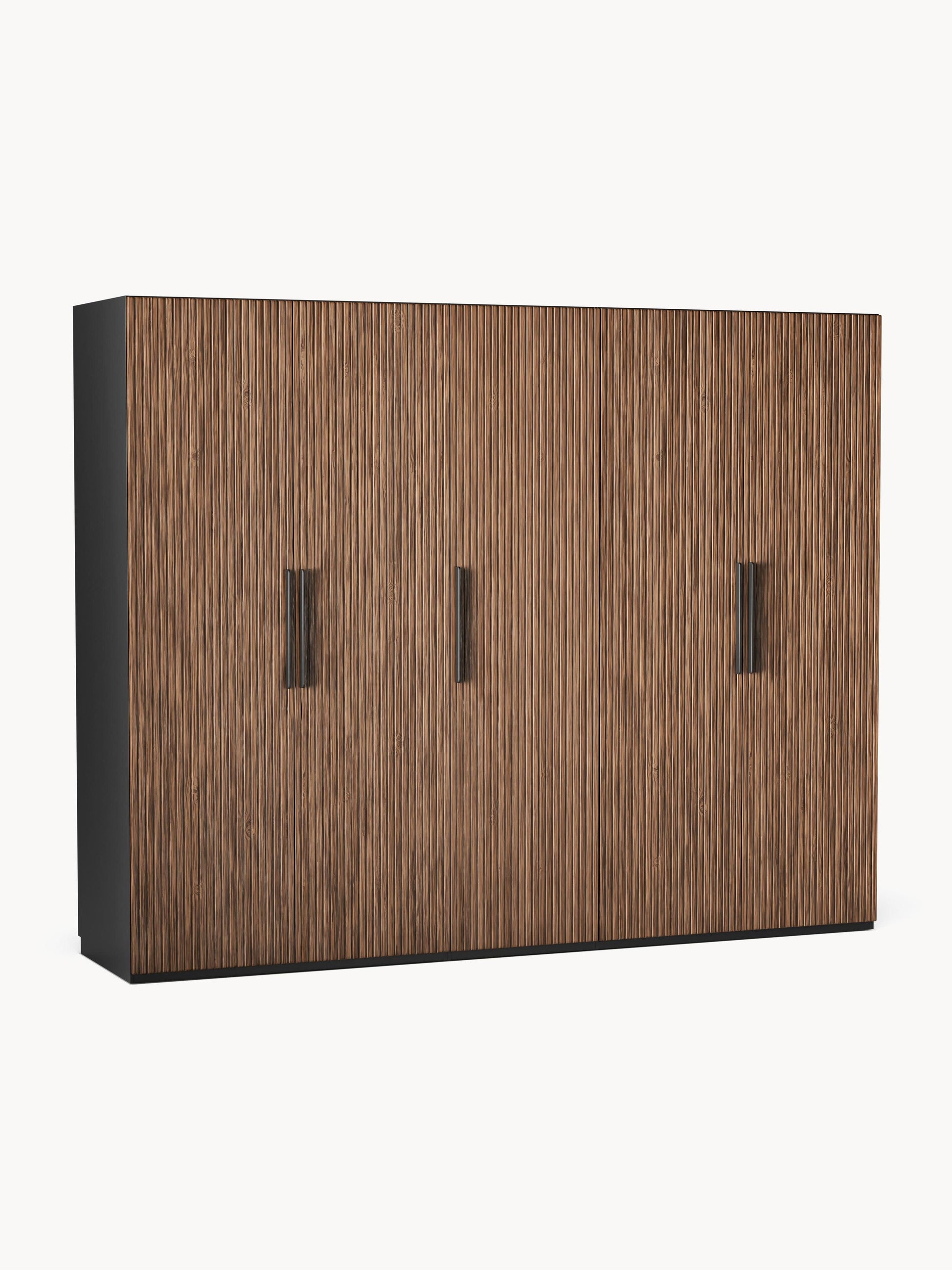 Simoni Modular Hinged-Door Wardrobe, 250 cm Wide, in Various Sizes