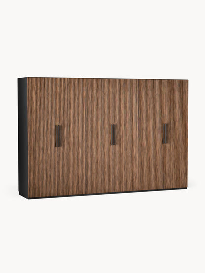 Simoni Modular Hinged-Door Wardrobe, 300 cm Wide, in Various Sizes