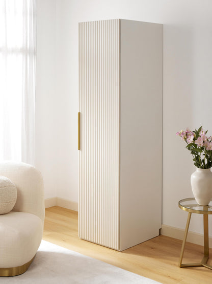 Simoni Modular Hinged-Door Wardrobe, 50 cm Wide, in Various Sizes