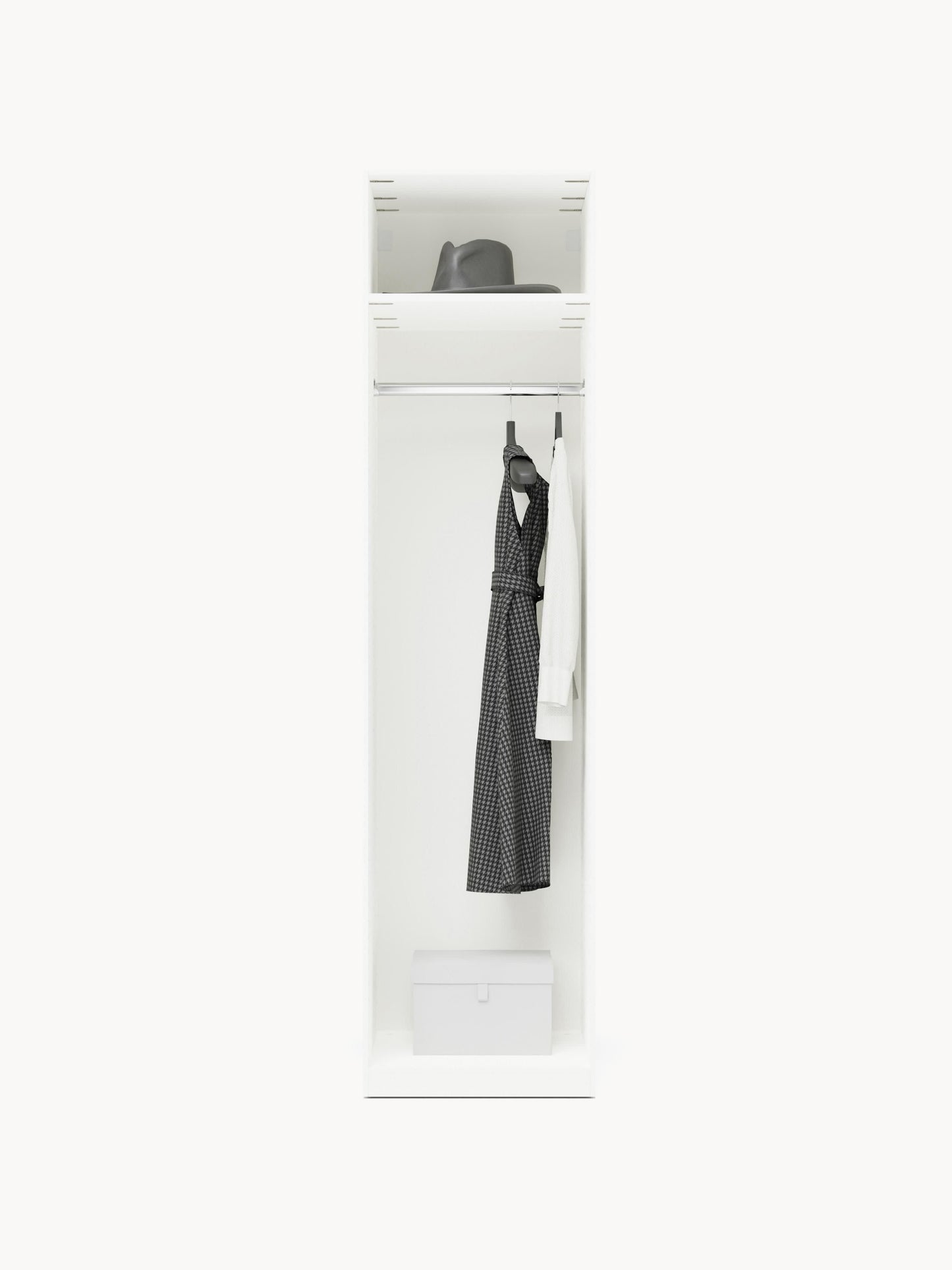 Simoni Modular Hinged-Door Wardrobe, 50 cm Wide, in Various Sizes
