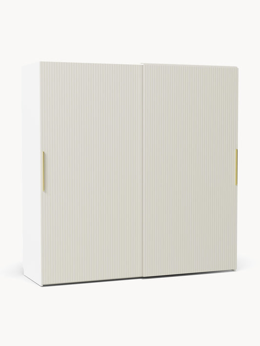 Simoni Modular Sliding-Door Wardrobe, 200 cm Wide, in Various Sizes
