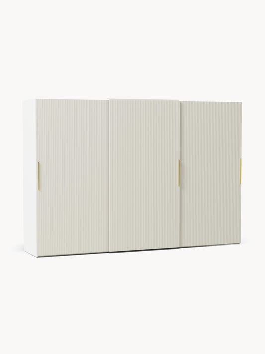 Simoni Modular Sliding-Door Wardrobe, 300 cm Wide, in Various Sizes