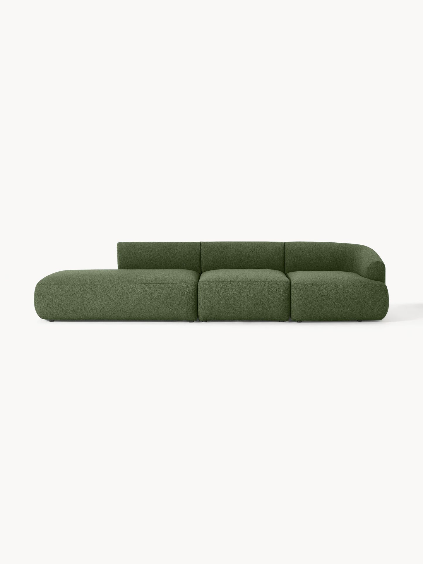 Sofira Bouclé Modular Chaise (2-Seater)