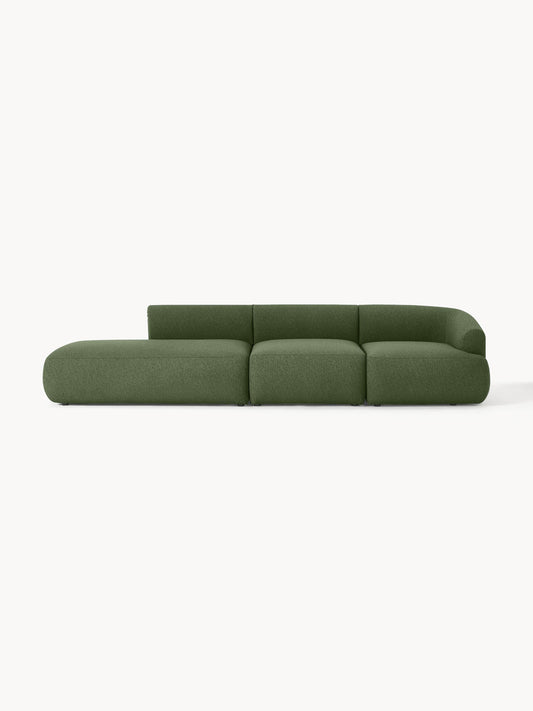 Sofira Bouclé Modular Chaise (2-Seater)