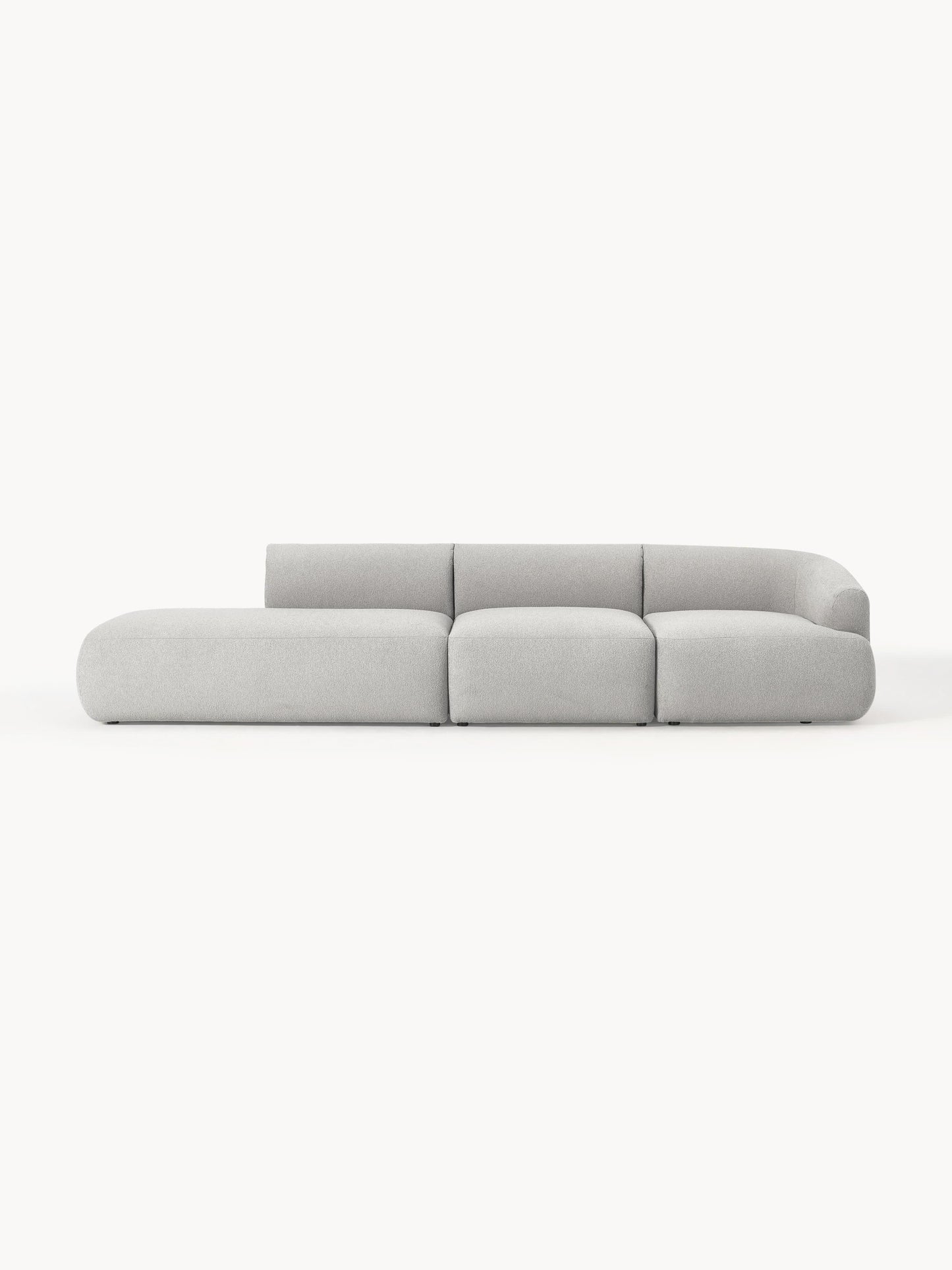 Sofira Bouclé Modular Chaise (2-Seater)