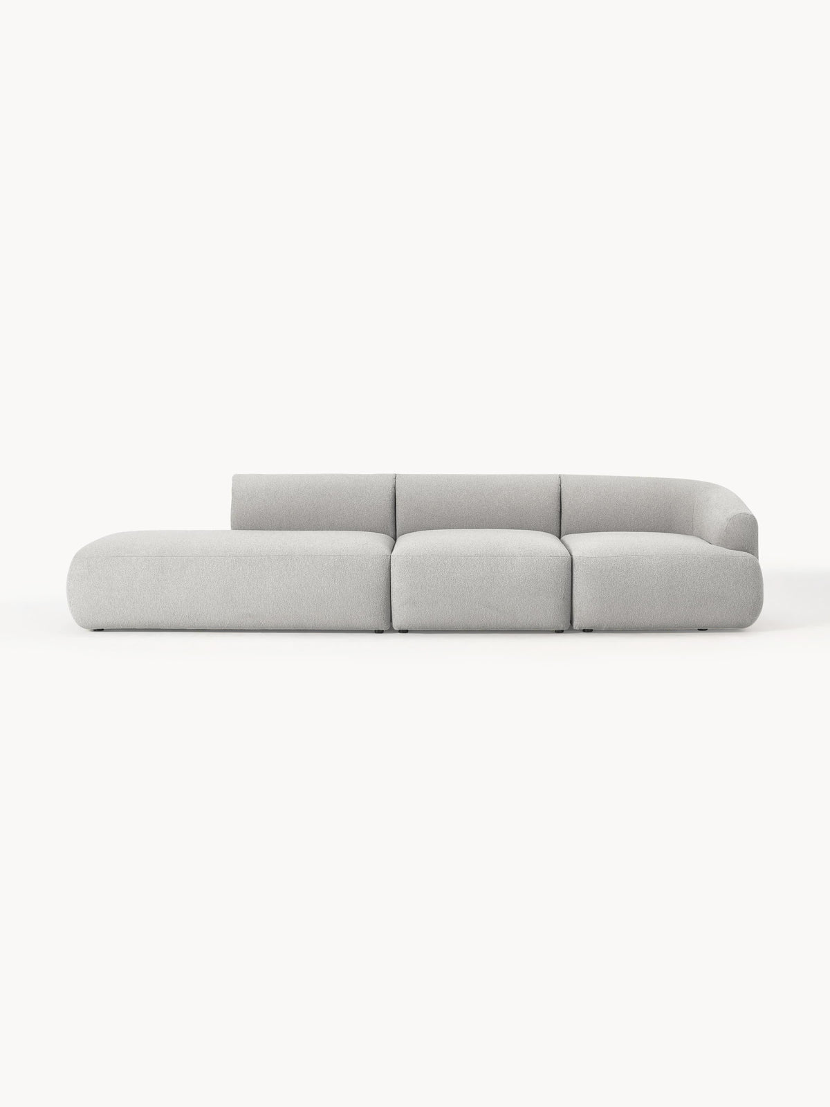 Sofira Bouclé Modular Chaise (2-Seater)
