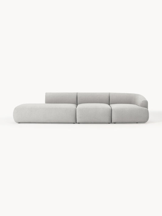 Sofira Bouclé Modular Chaise (2-Seater)