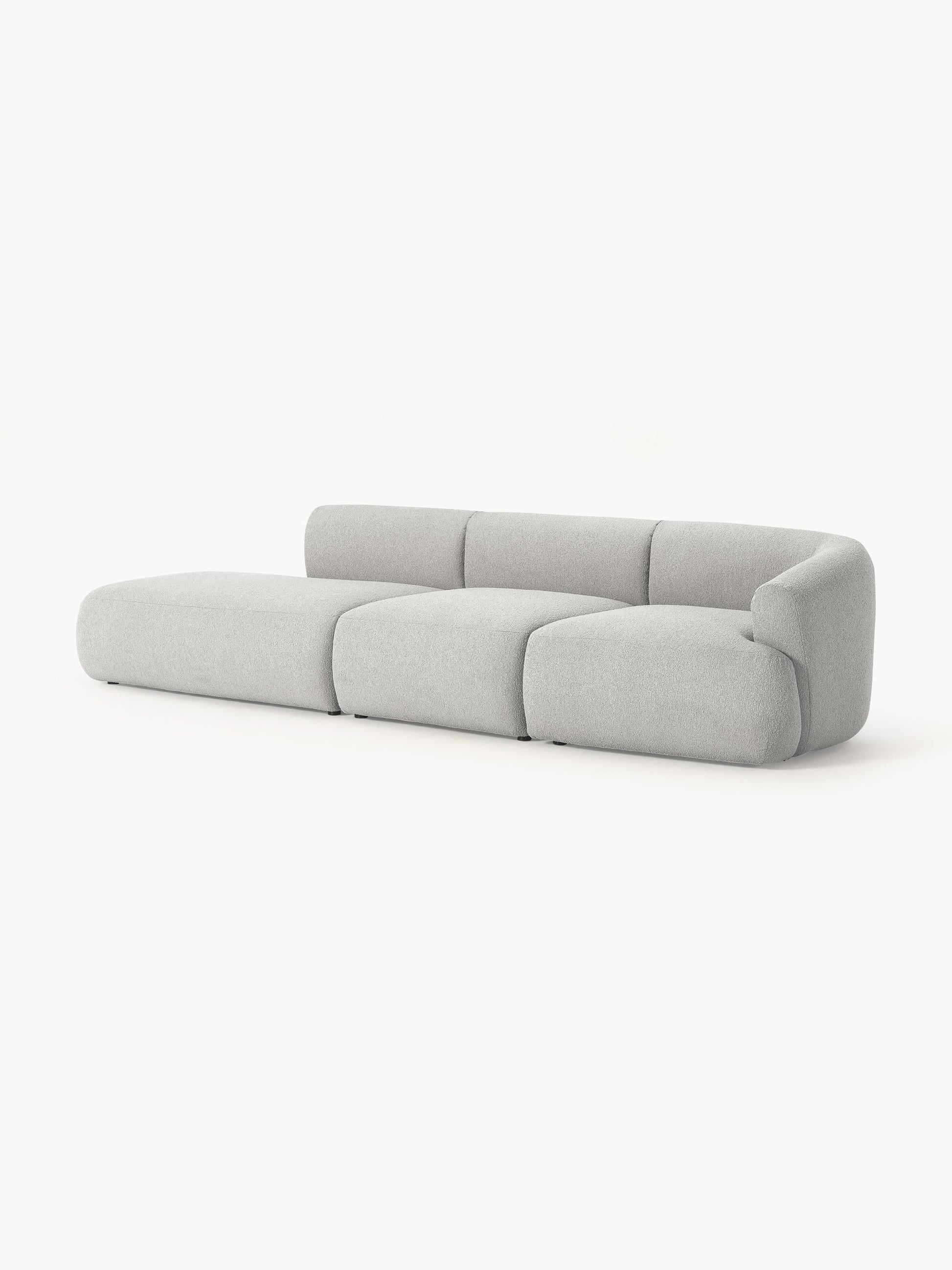 Sofira Bouclé Modular Chaise (2-Seater)