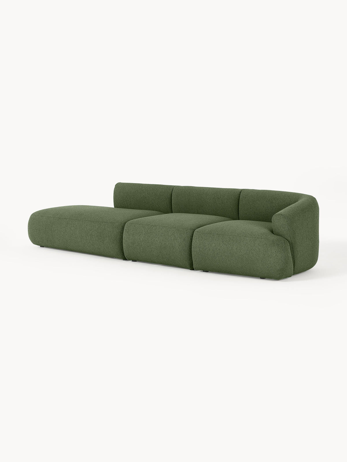 Sofira Bouclé Modular Chaise (2-Seater)