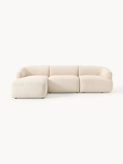 Sofira Bouclé Modular Corner Sofa (3-Seater)