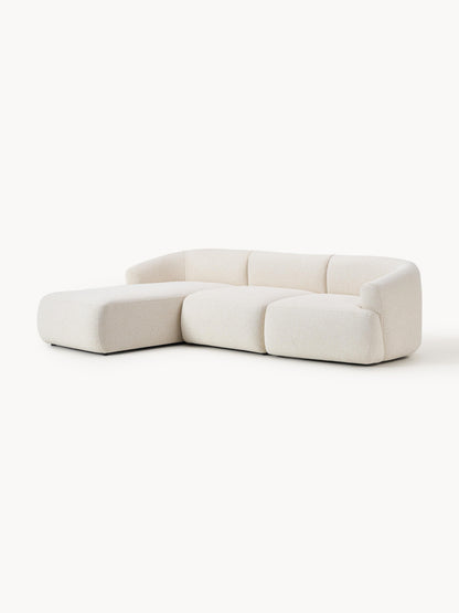 Sofira Bouclé Modular Corner Sofa (3-Seater)