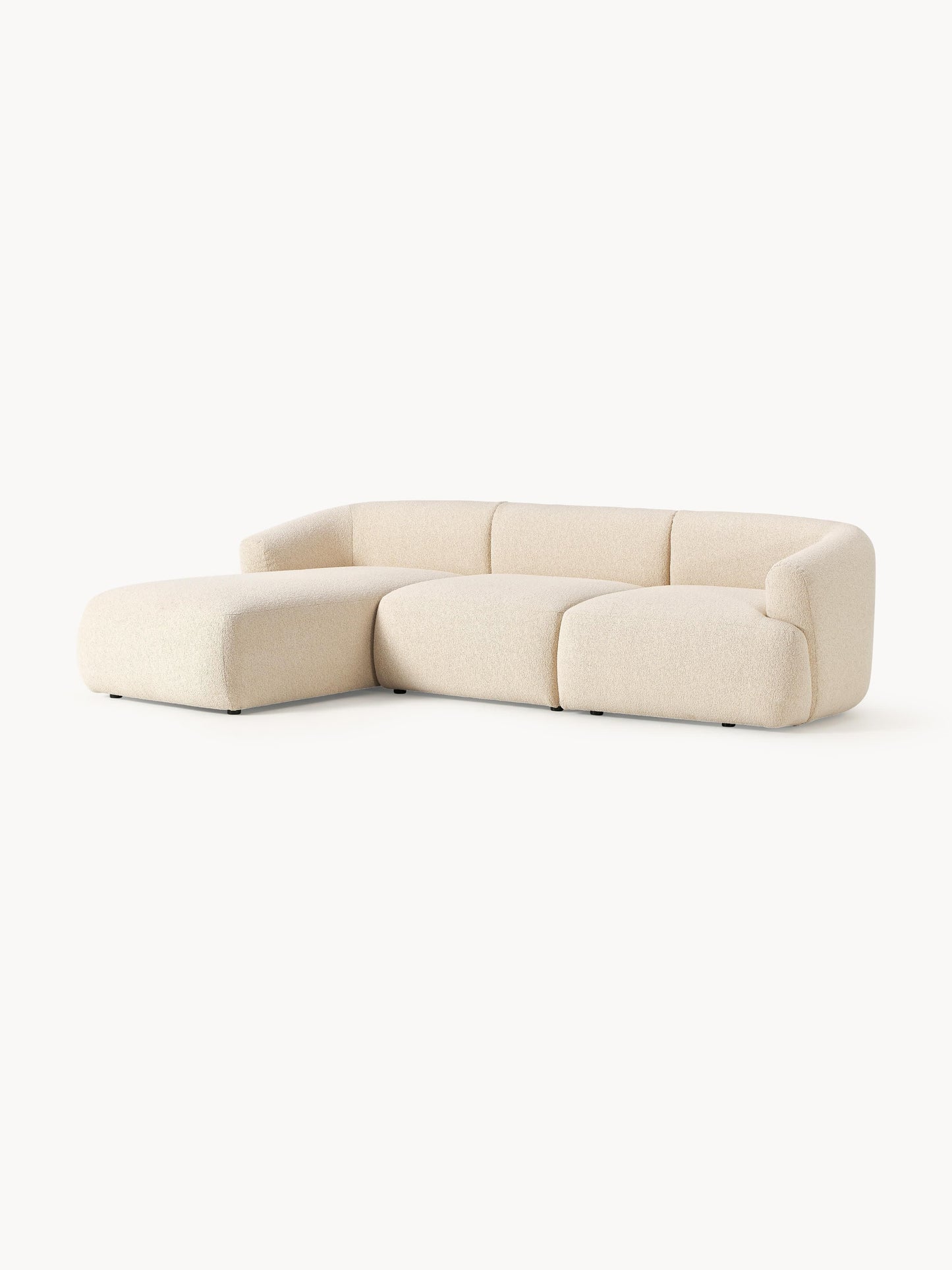 Sofira Bouclé Modular Corner Sofa (3-Seater)