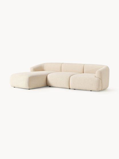 Sofira Bouclé Modular Corner Sofa (3-Seater)